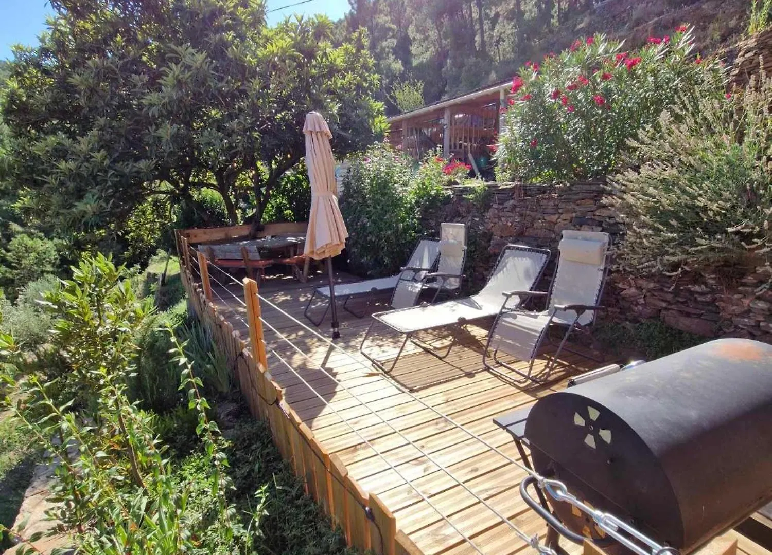 Les Combres, Gite Nature Avec Piscine Chauffee Malbosc